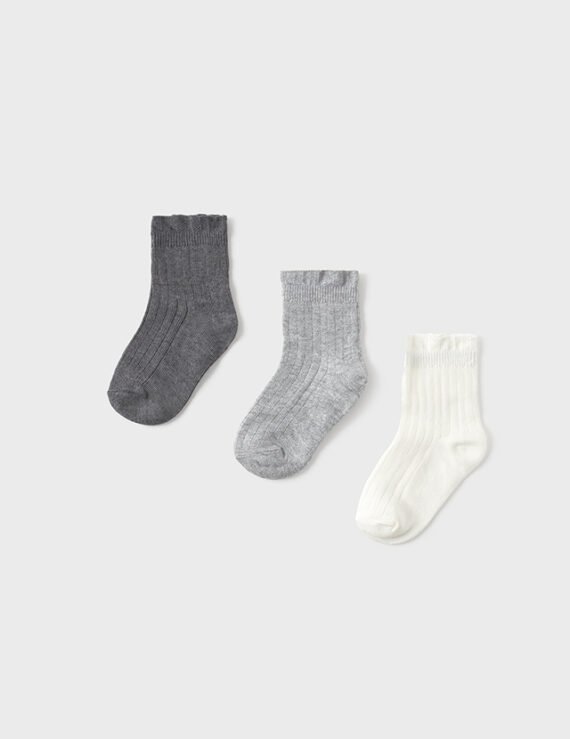 Back of 3 socks baby