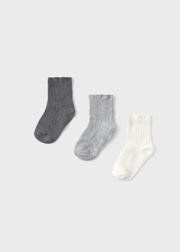 Back of 3 socks baby