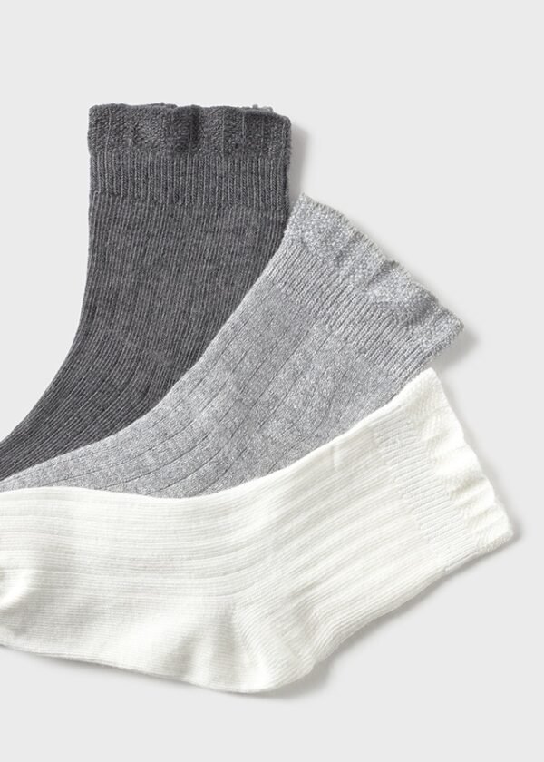 Back of 3 socks baby