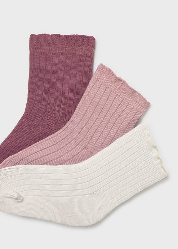 Back of 3 socks baby