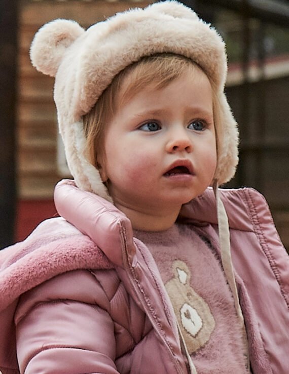 Baby unisex hat and scarf set
