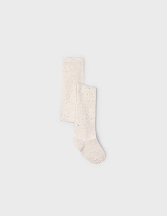 Girls tights with press studs