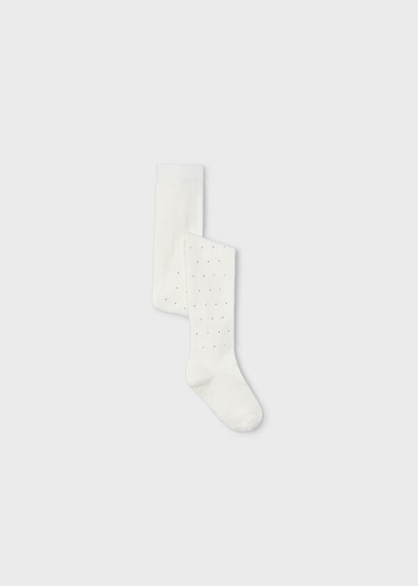Girls tights with press studs