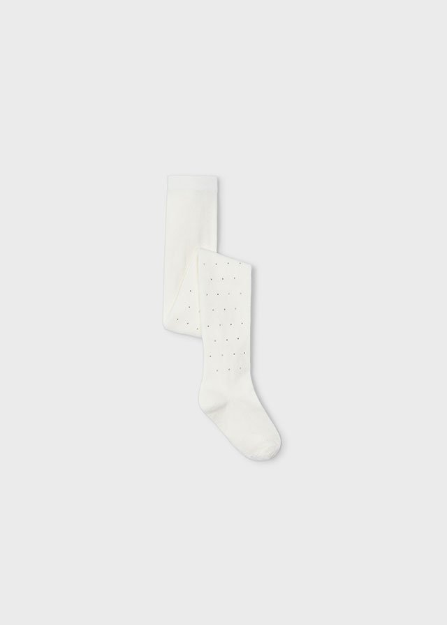 Girls tights with press studs