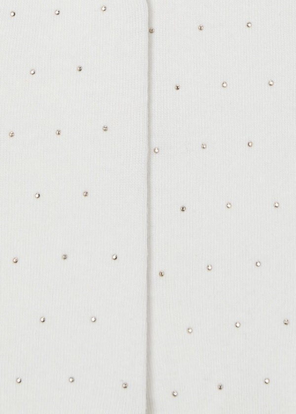 Girls tights with press studs