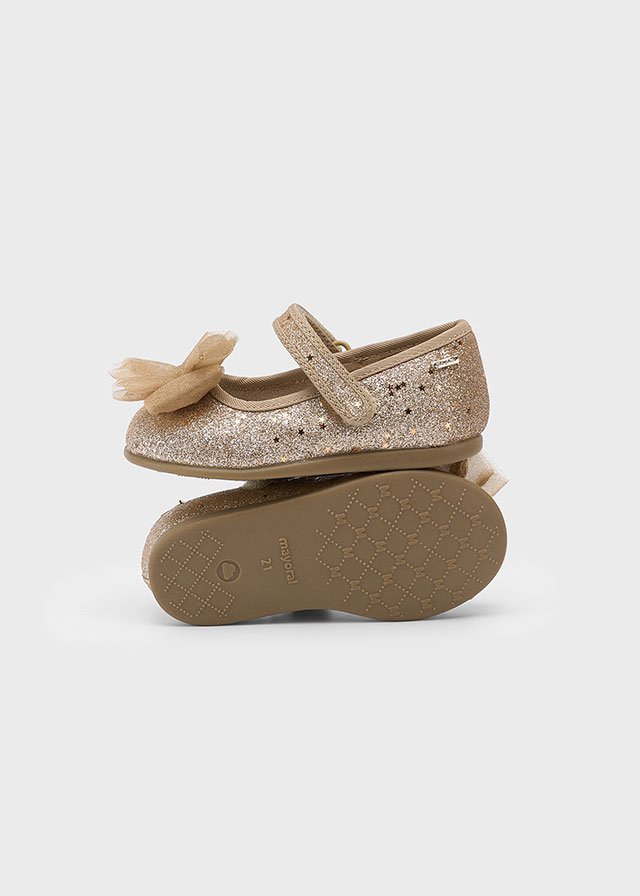 Baby glitter Mary Janes