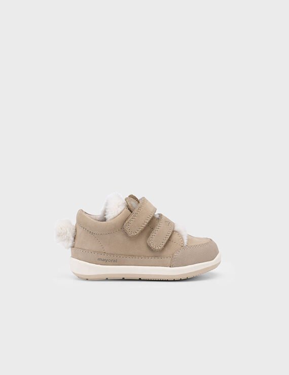Baby fur bootie
