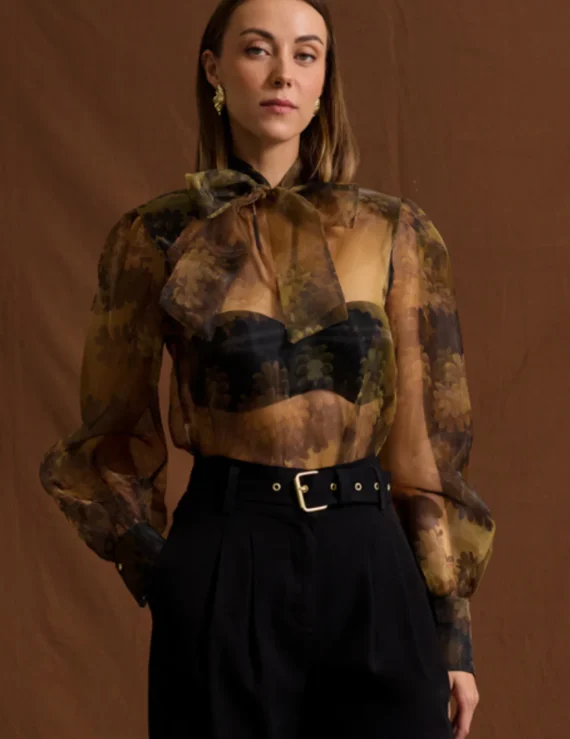 See through blouse