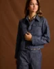 Jean jacket stone buttons