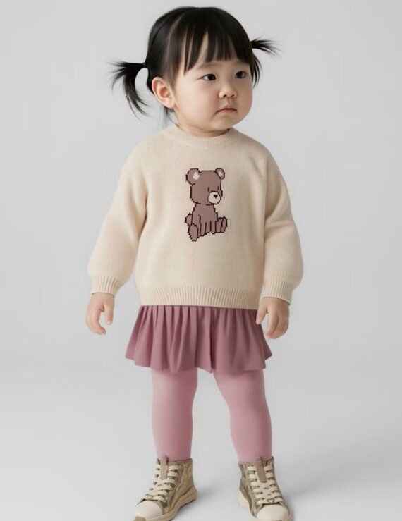 Girls skirt and jumper set