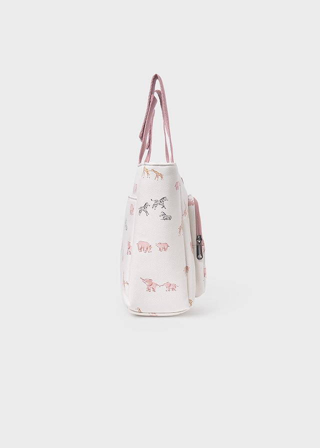 Small printed maternity bag