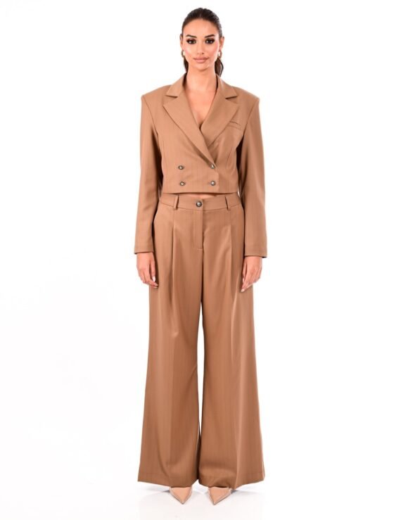 Women suit crop jacket