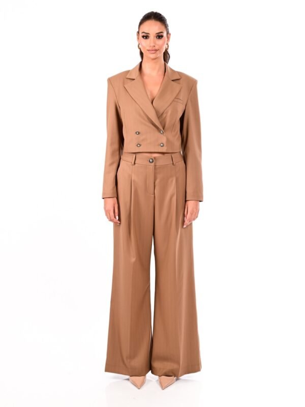 Women suit crop jacket