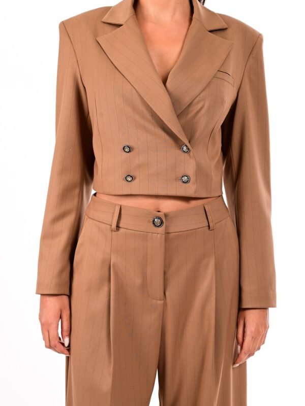 Women suit crop jacket
