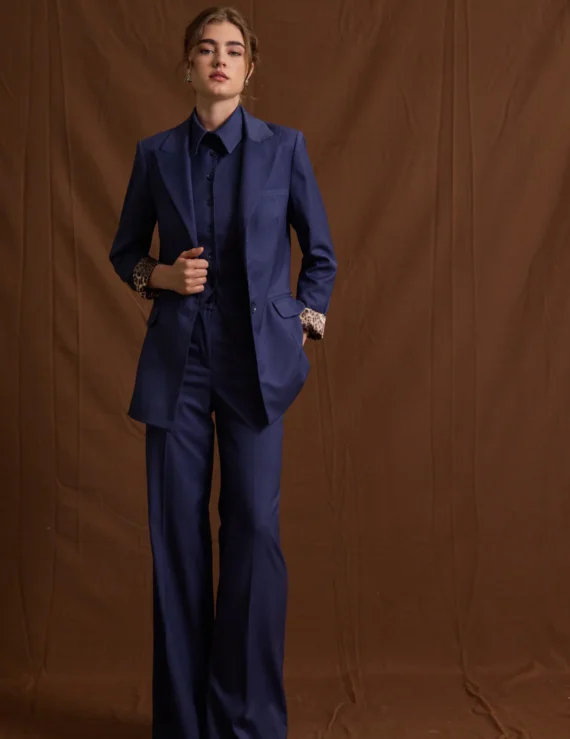 Women suit blue