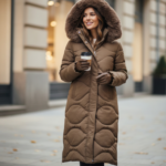 Long puffer coat