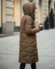 Long puffer coat
