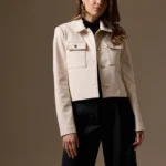 Short pocket front coat