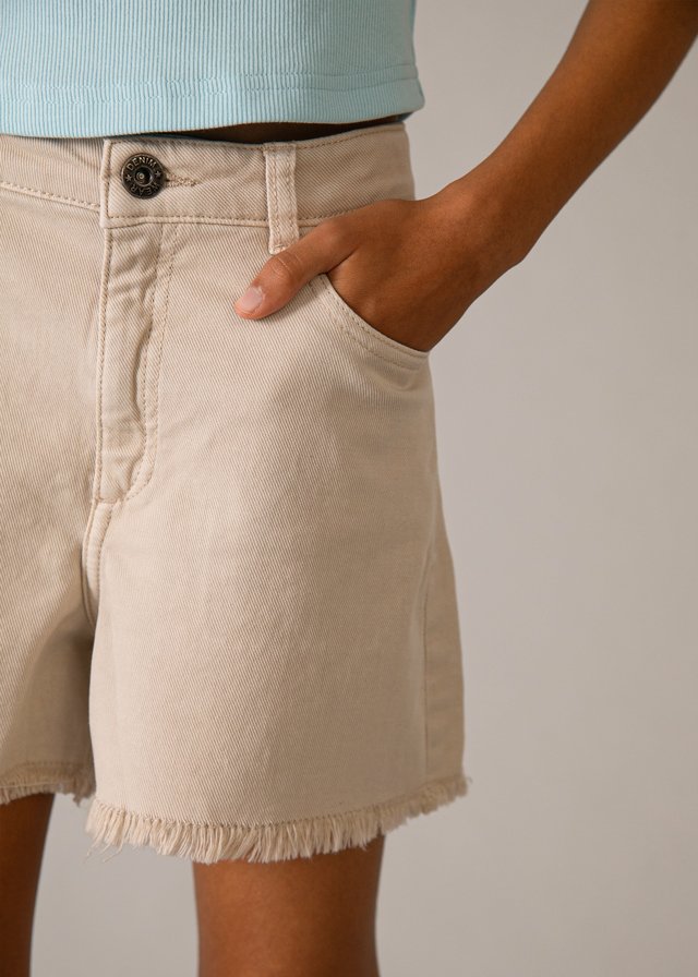 Girls basic twill shorts
