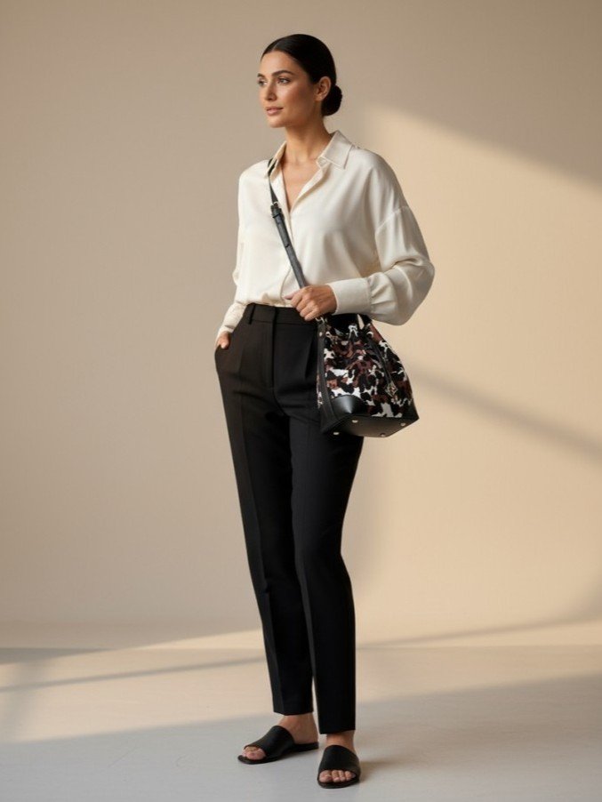 Animal print bag