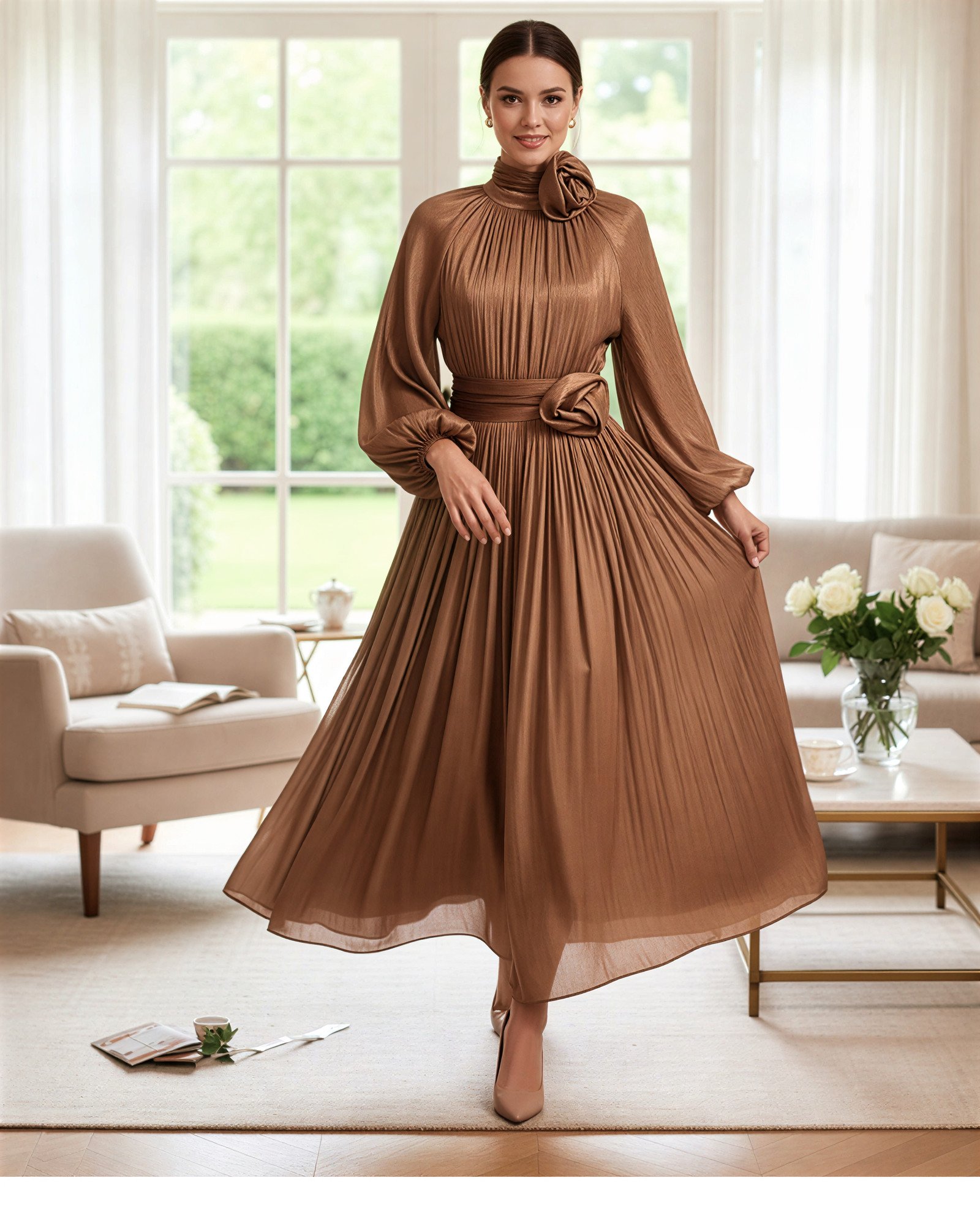 Dress flower details