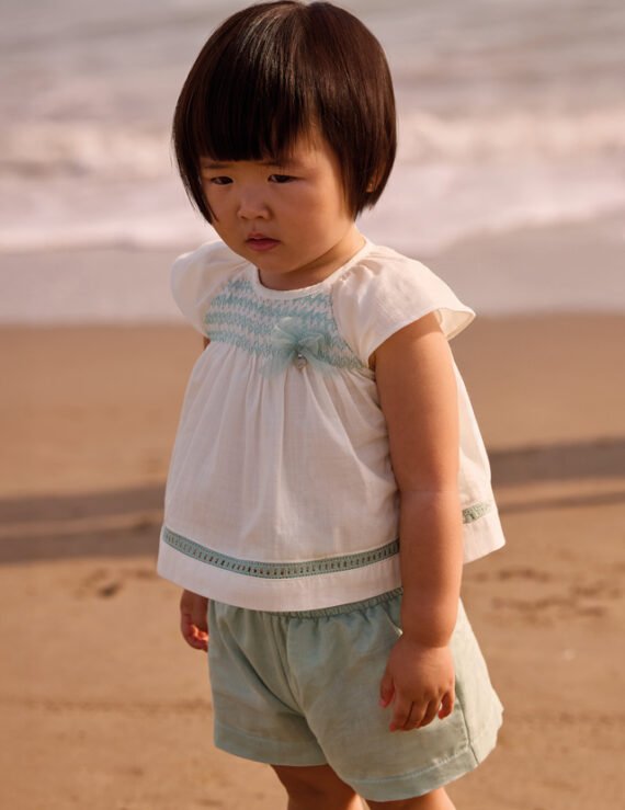 Baby set shorts and blouse