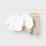 3-piece knit leg warmer set newborn