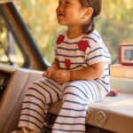 Heart trousers set baby