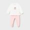 Newborn girl leggings and top set