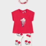 3-piece leggings set baby with headband