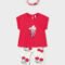 3-piece leggings set baby with headband