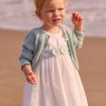 Baby tulle dress with sash