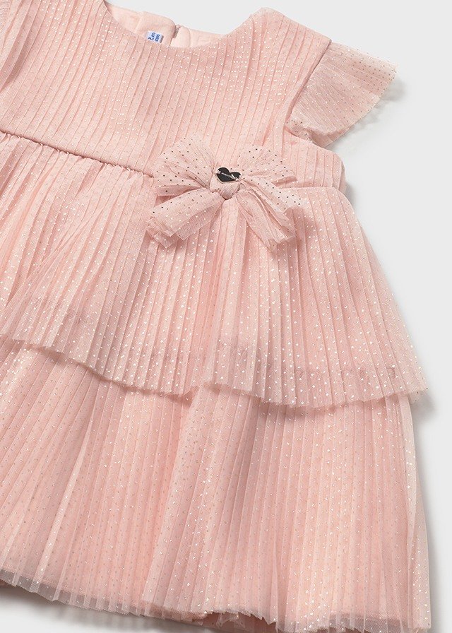 Baby pleated tulle dress