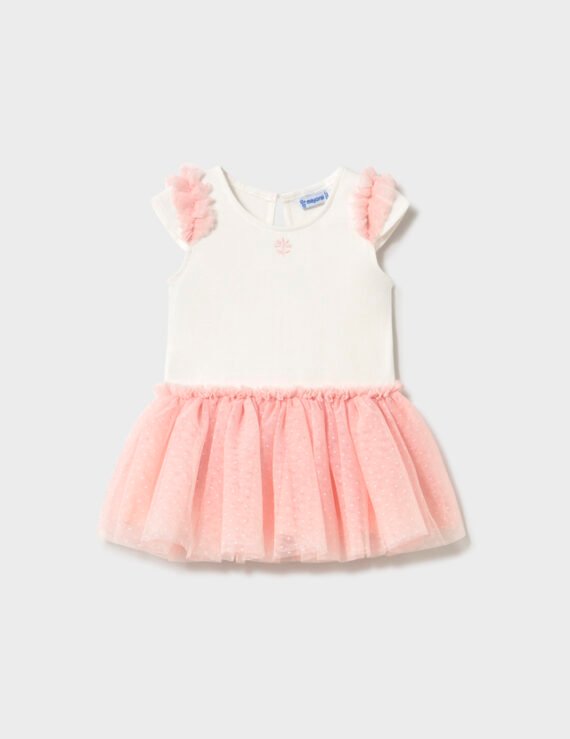 Baby dress combined with tutu