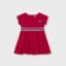 Baby dress with contrasting detail