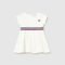 Baby dress with contrasting detail