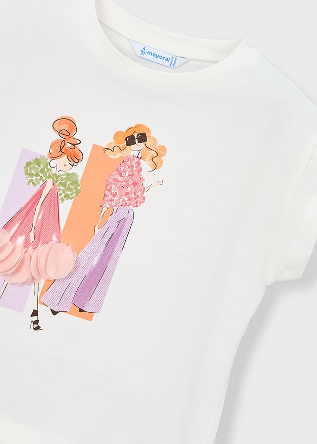 Print t-shirt girl