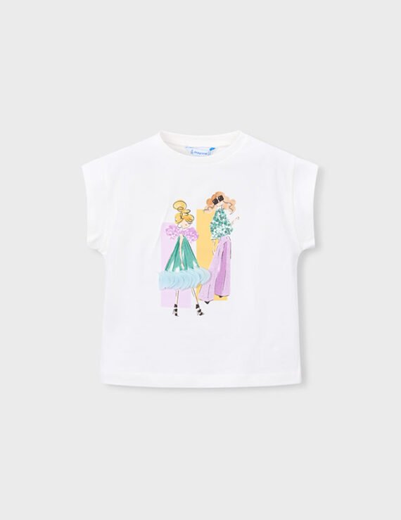 Print t-shirt girl