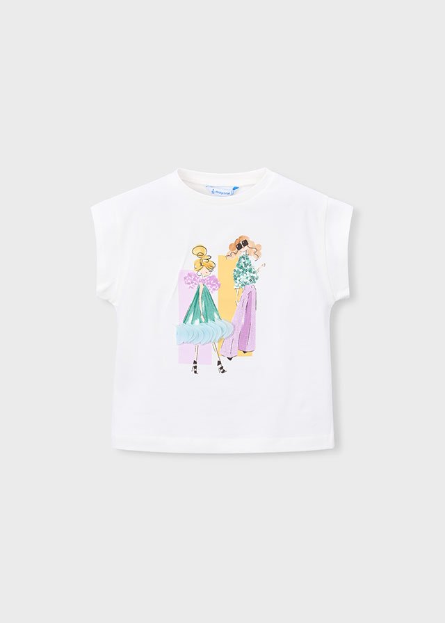 Print t-shirt girl