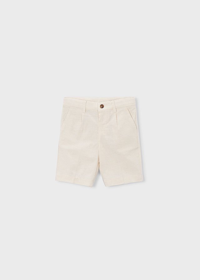 Linen Bermuda shorts for boys