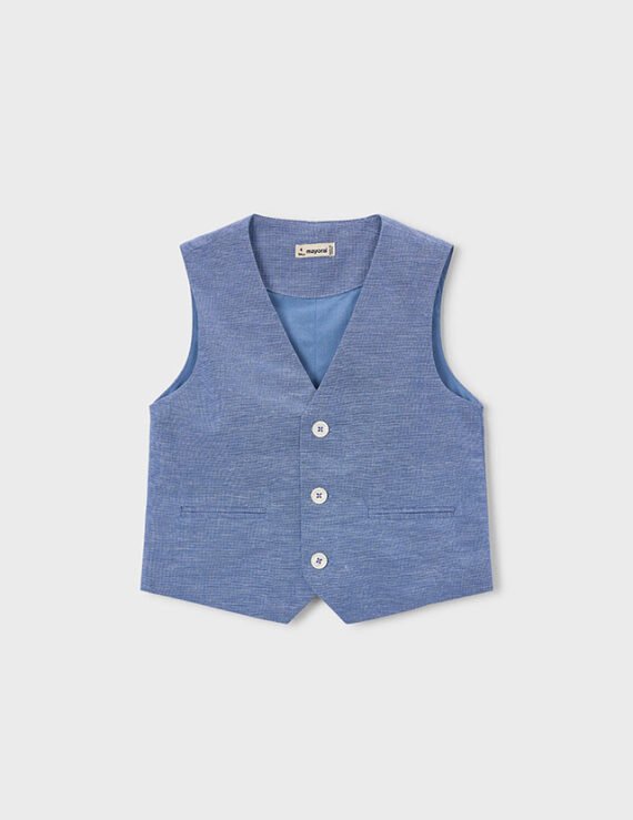 Children's linen waistcoat boy