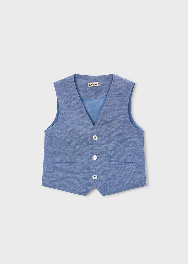 Children's linen waistcoat boy