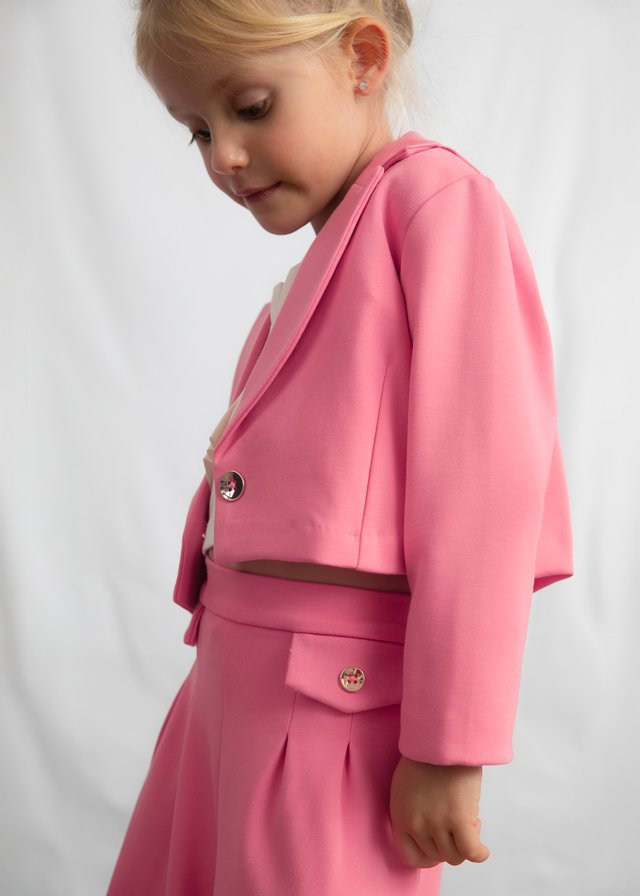 Girl's knit jacket