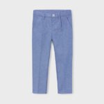 Long linen trousers for boys