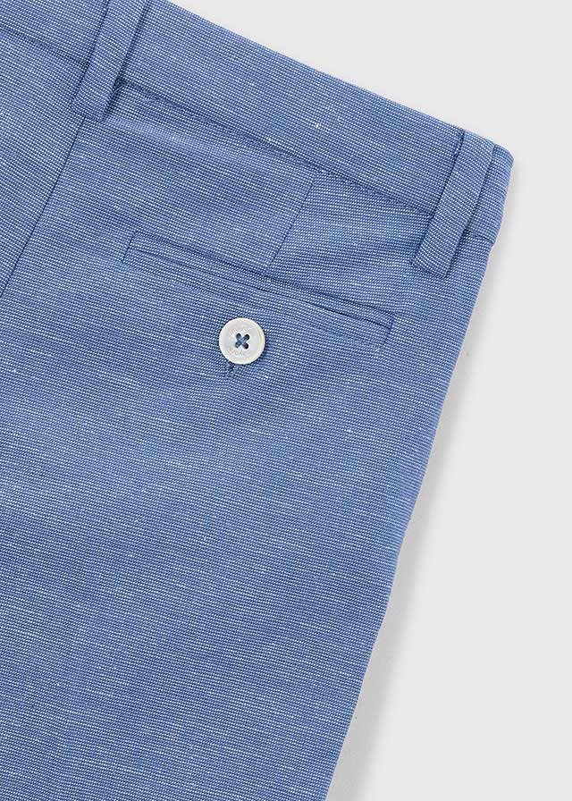Long linen trousers for boys