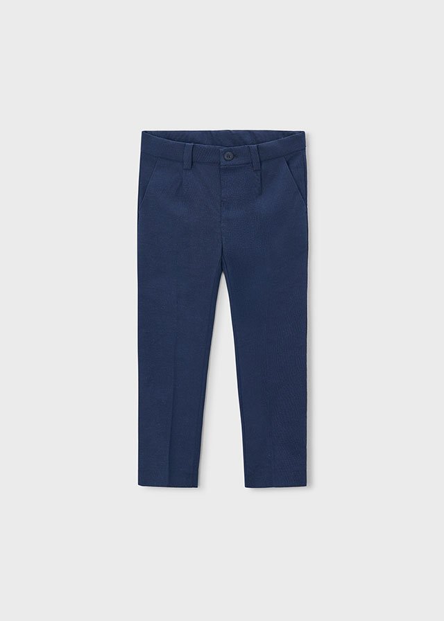 Long linen trousers for boys