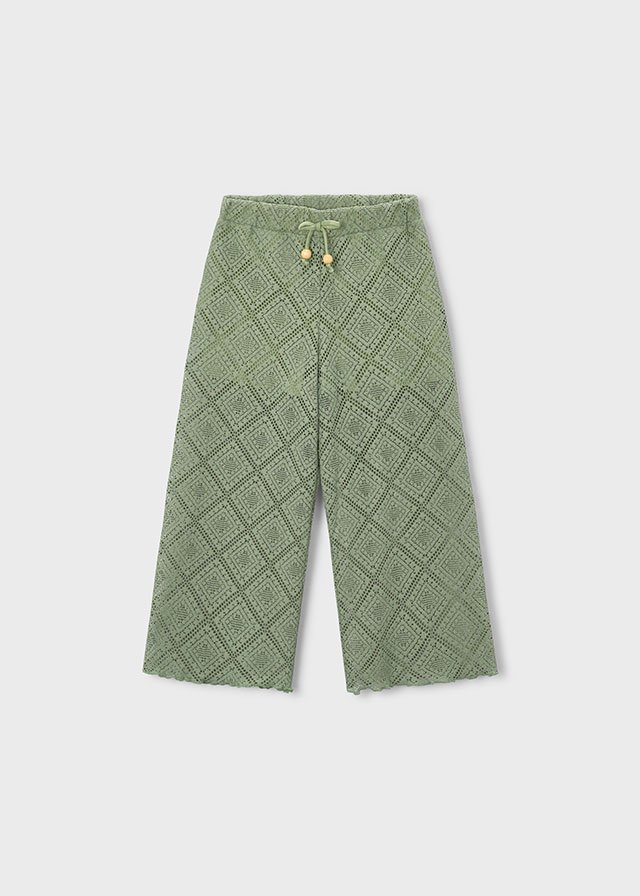 Girls' crochet long pants