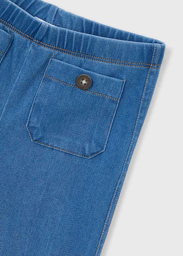 Girls' flare leggings with pockets