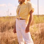 Girl's long twill pants