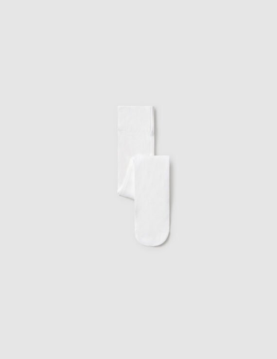 Newborn jacquard tights